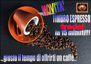 Timbro Espresso in 15 minuti